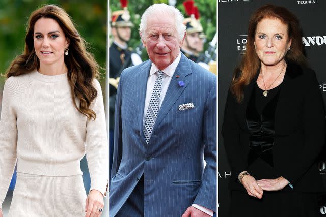 <p>Max Mumby/Indigo/Getty; Pascal Le Segretain/Getty; David M. Benett/Dave Benett/Getty</p> Kate Middleton; King Charles; Sarah Ferguson.