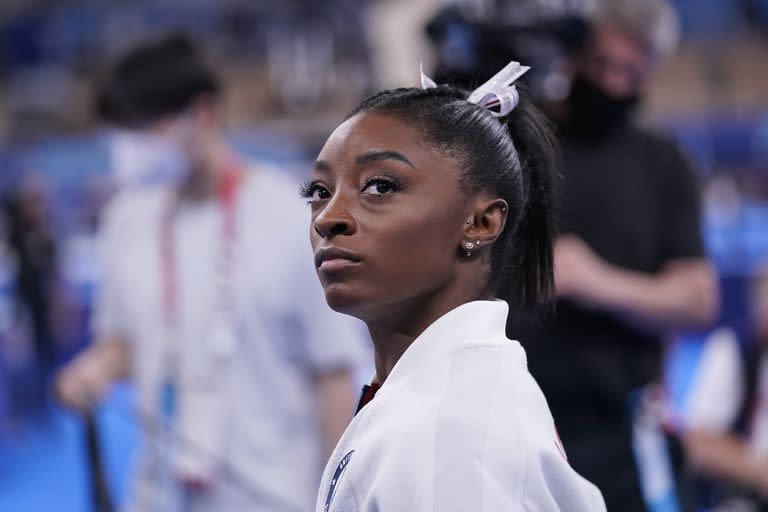 Simone Biles, una de las primeras deportistas de estos juegos en hablar de su salud mental debido una crisis de confianza y a la presión