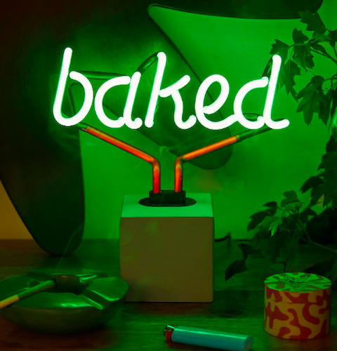 Baked Neon Sign