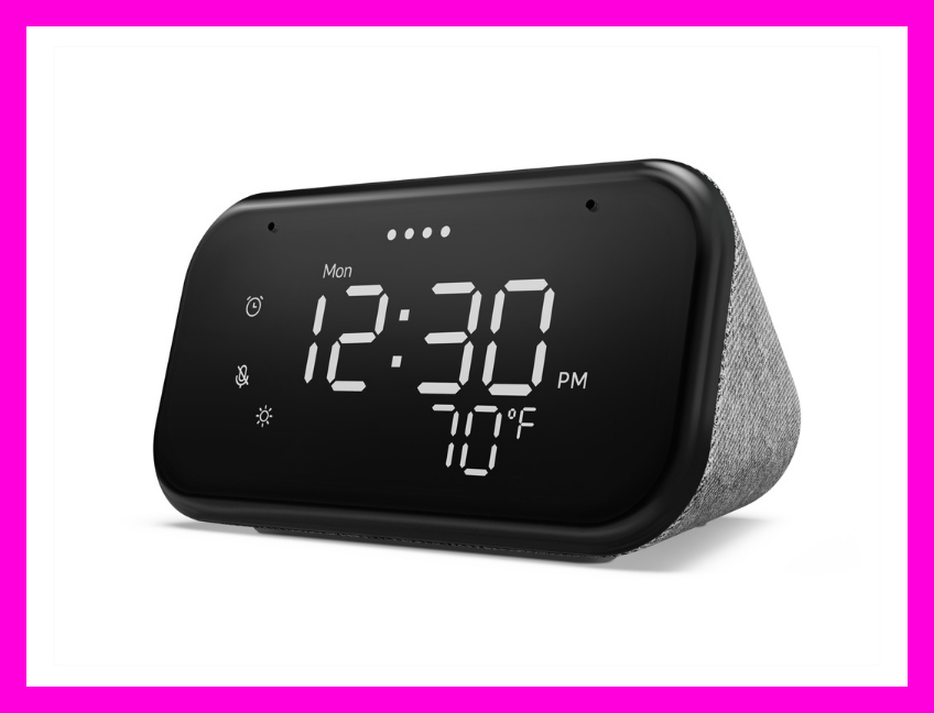 Save $24 on this Lenovo Smart Clock Essential. (Photo: Walmart)