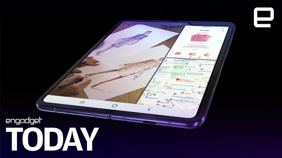 Samsung's first foldable Galaxy phone is still more than a month away fromlaunch, but as tends to happen, it looks like someone has gotten their handson one early