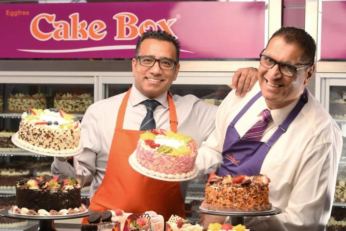 Cake Box founders Pardip Dass, left, and Ram Chamdal (&#xa9;RUSSELL SACH)