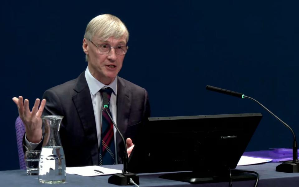 Prof Mark Woolhouse, a member of the Scottish Government COVID-19 Advisory Group, also claimed hundreds of people may have died after being told not to "bother" the NHS. He told the inquiry people were misled about how the crisis would unfold. And he said orders to stay at home and cease outdoor activity were not needed.