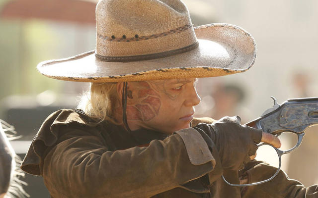 Westworld's” badass lady gunslinger is basically a red carpet goddess IRL