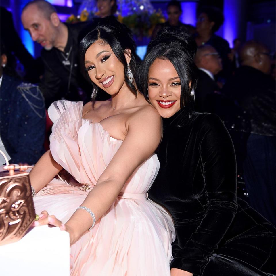 Cardi B and Rihanna | Dimitrios Kambouris/Getty