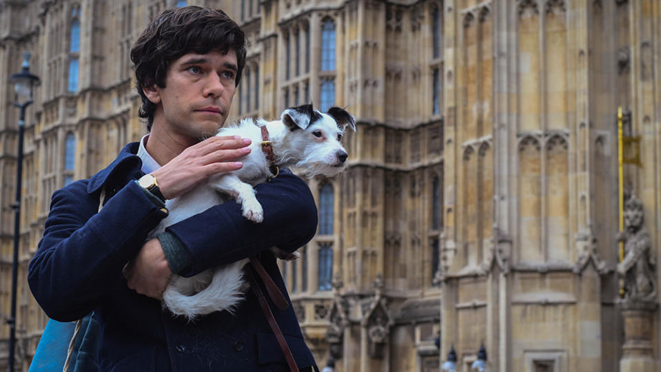 Ben Whishaw as Norman Scott in A Very English Scandal (BBC One)