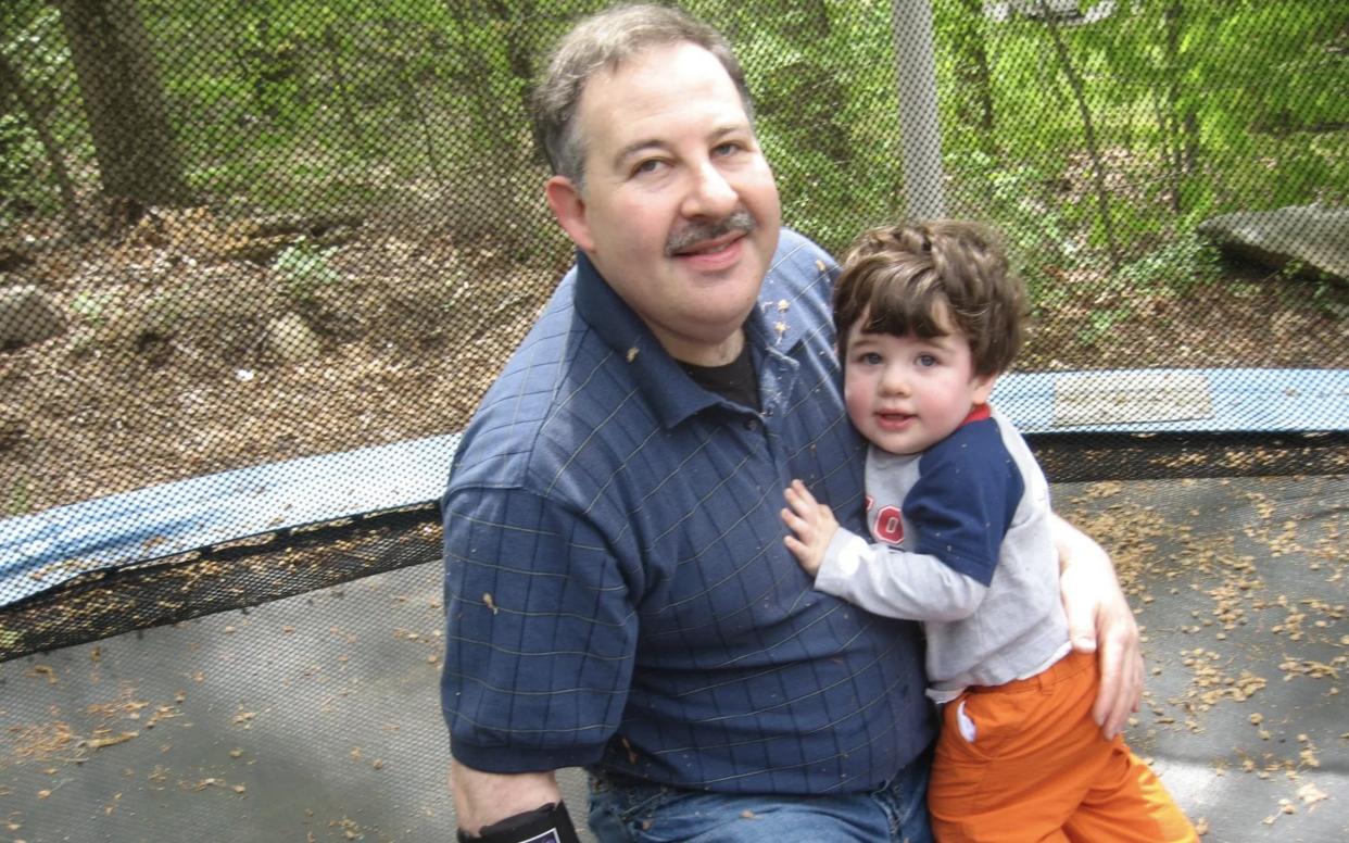 Leonard Pozner with son Noah who was killed at Sandy Hook