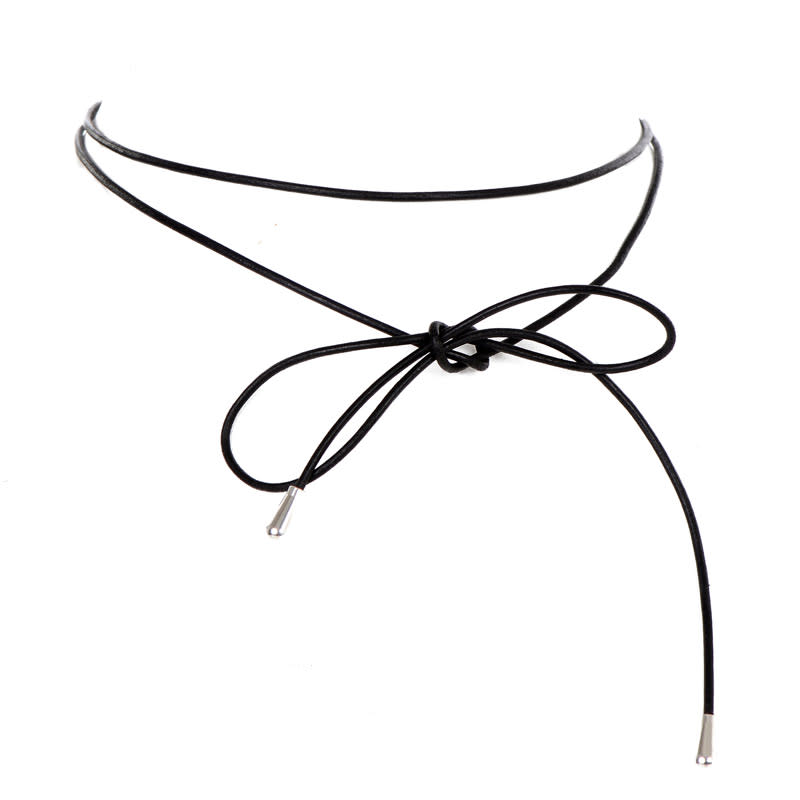 <p>This of-the-moment piece is perfect if you want to vary your look. Tie it tighter for a cool wraparound choker style or looser for a longer-hanging necklace.</p><p>Buy it <a rel="nofollow noopener" href="http://beckjewels.com/shop/classic-choker" target="_blank" data-ylk="slk:here;elm:context_link;itc:0;sec:content-canvas" class="link ">here</a> for $78.</p>