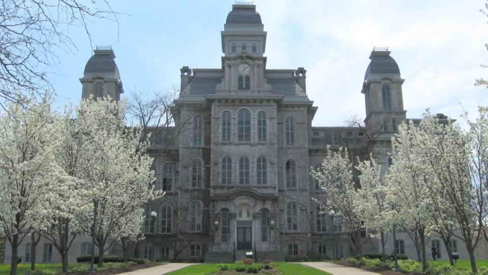 Hall of Languages, Syracuse University, May 9, 2014.