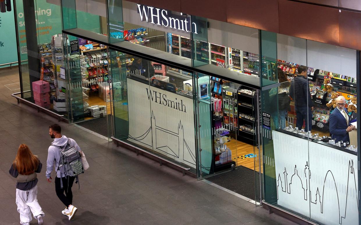 WH Smith said it will being a £50m share buyback programme