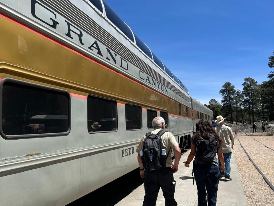 All aboard the Grand Canyon train (Richard Franks)