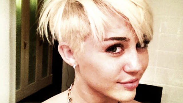 Miley Cyrus shocked her fans when she revealed her edgy, super-short hairdo on Twitter.