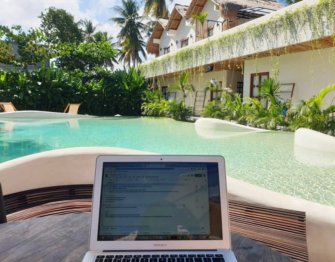 <p>At least 5,000 digital nomads were working from Canggu, Bali’s zeitgeisty neighbourhood, before Covid hit</p> (Stephanie Conway)