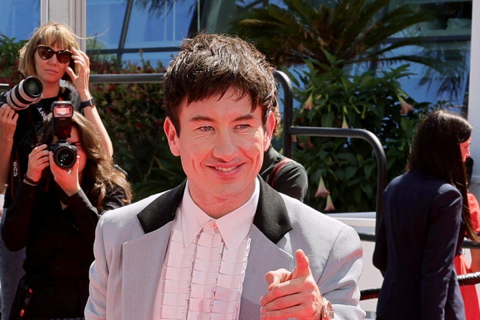 Barry Keoghan on Cannes red carpet (Getty Images)