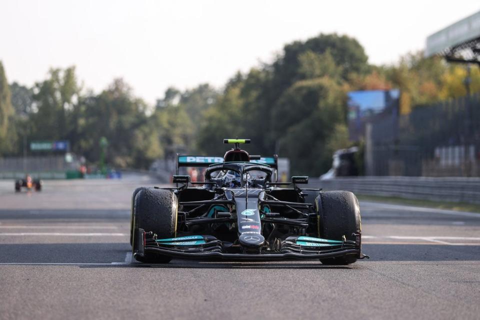 Valtteri Bottas won the second ever F1 sprint race ahead of this month’s Italian GP (POOL/AFP via Getty Images)