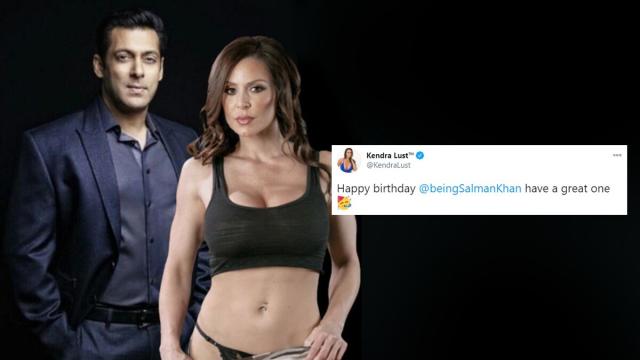 640px x 360px - XXX Star Kendra Lust Wishes Salman Khan on His 55th Birthday With a Racy  Picture