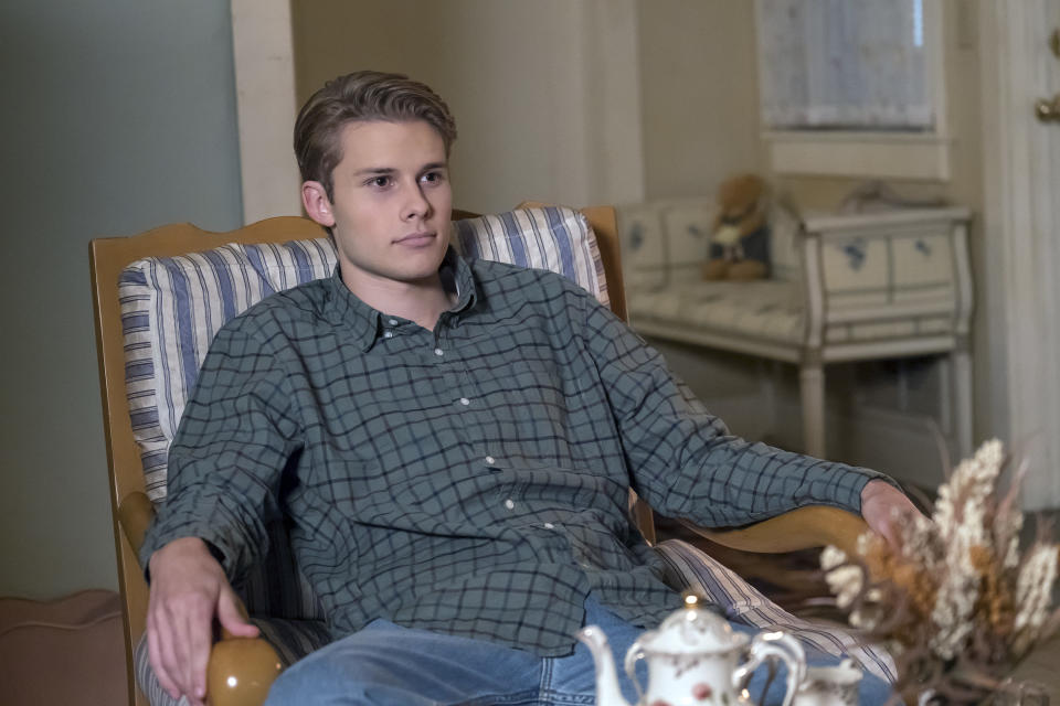 <p>Logan Shorter as Kevin in NBC’s <i>This Is Us</i>.<br> (Photo: Ron Batzdorff/NBC) </p>