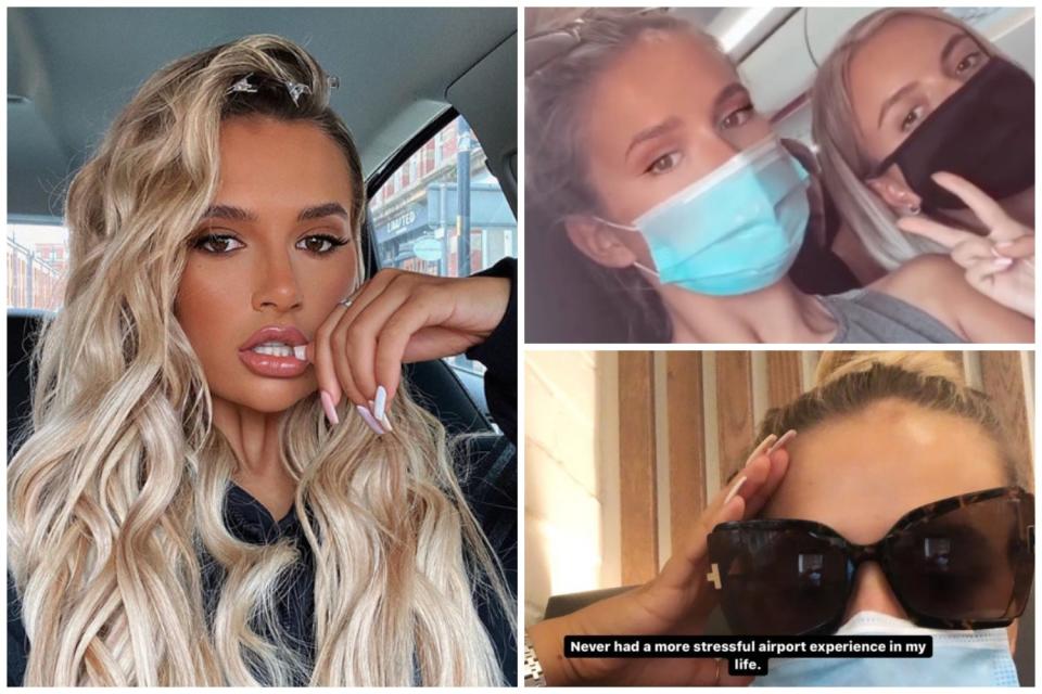 Love Island star Molly-Mae Hague has hit out at easyJet over 'stressful' airport experience: Instagram @ Molly-Mae Hague