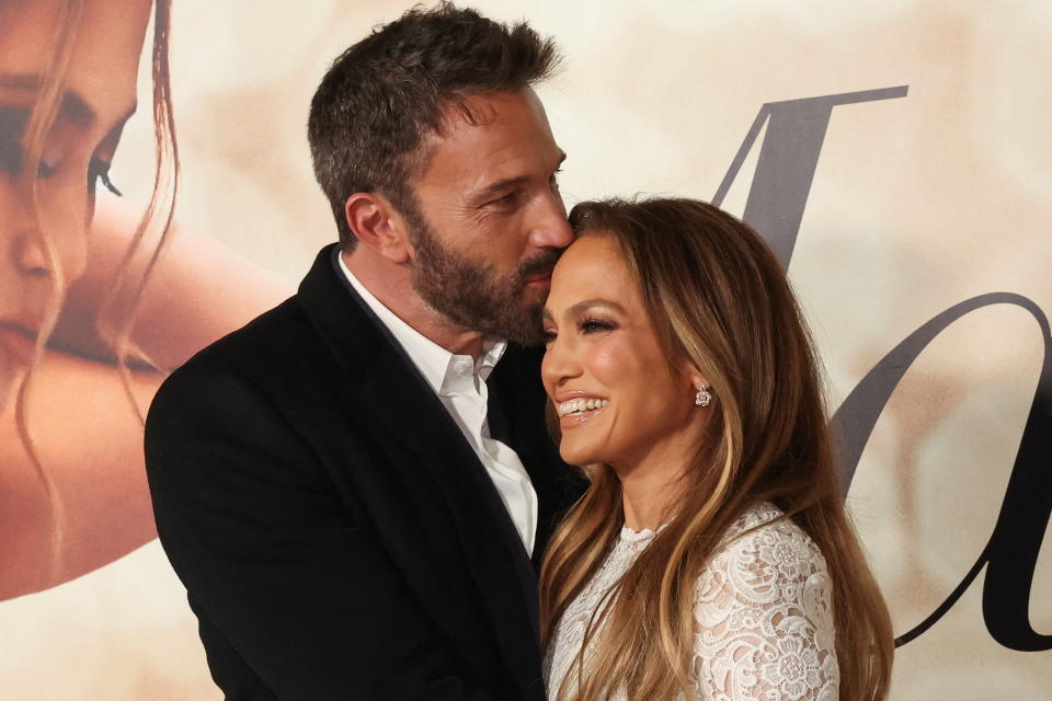 Jennifer Lopez and Ben Affleck attend a special screening of the film 