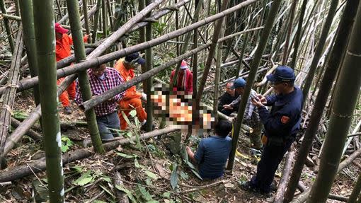 洪姓婦人失蹤4天，竹林尋獲遺體。（圖／翻攝畫面）