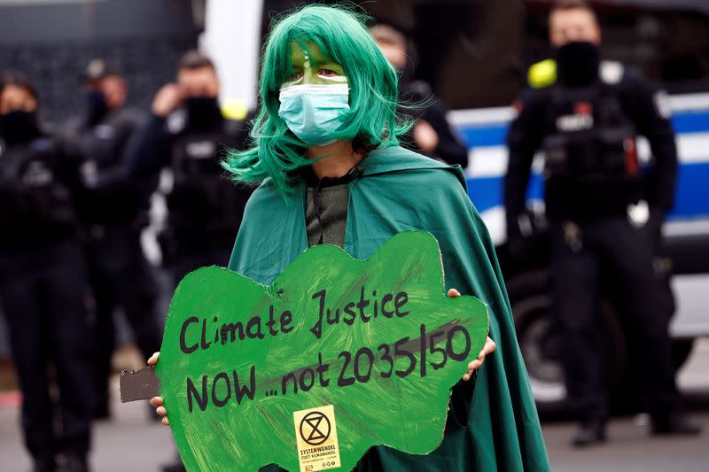 Extinction Rebellion protest in Berlin