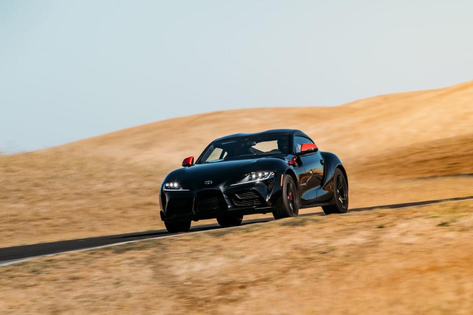 <p>While it wears a Toyota badge, the Supra is basically just a hardtop version of the BMW Z4. So it makes sense to see it on this list. It has all the same comfort features, plus a good amount of storage space out back thanks to the hatchback styling. <a href="https://www.ebay.com/itm/2020-Toyota-Supra-Collector-Launch-Edition/202832719666?hash=item2f39c5af32:g:Sw4AAOSwyuVd4AEx" rel="nofollow noopener" target="_blank" data-ylk="slk:Here's one;elm:context_link;itc:0;sec:content-canvas" class="link ">Here's one</a> you can own today. </p>