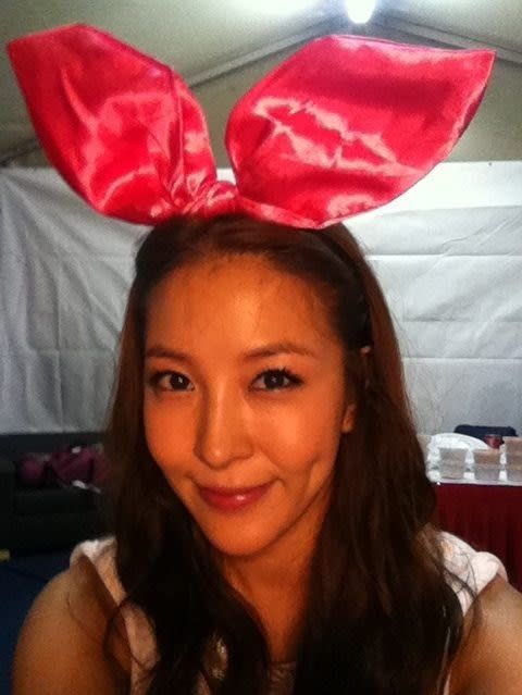 BoA reveals cute side of her