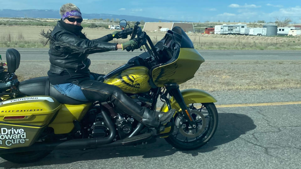 Joni Pursell on her 2020 Harley-Davidson Road Glide Special. - Credit: Patrick McSweeney