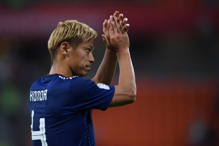 Keisuke Honda came off the bench to score for Japan in their World Cup group match against Senegal