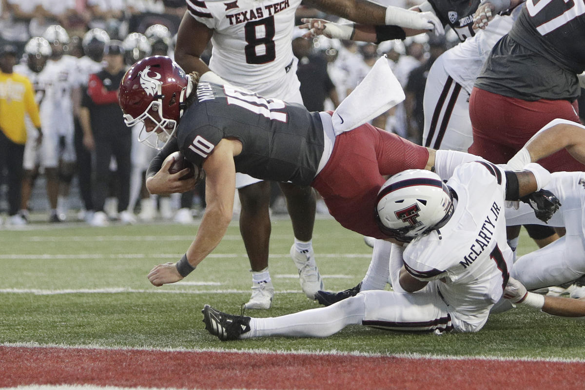 QB John Mateer rages as Washington State beats Texas Tech 37-16