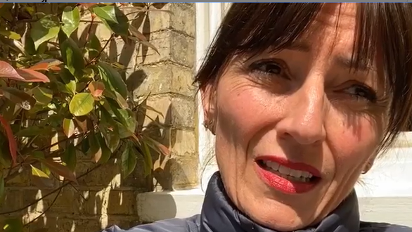 Screengrab from Davina McCall Instagram