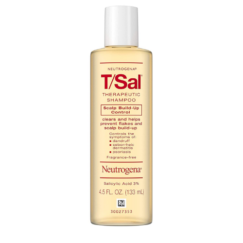 Neutrogena T/Sal Therapeutic Shampoo against white background