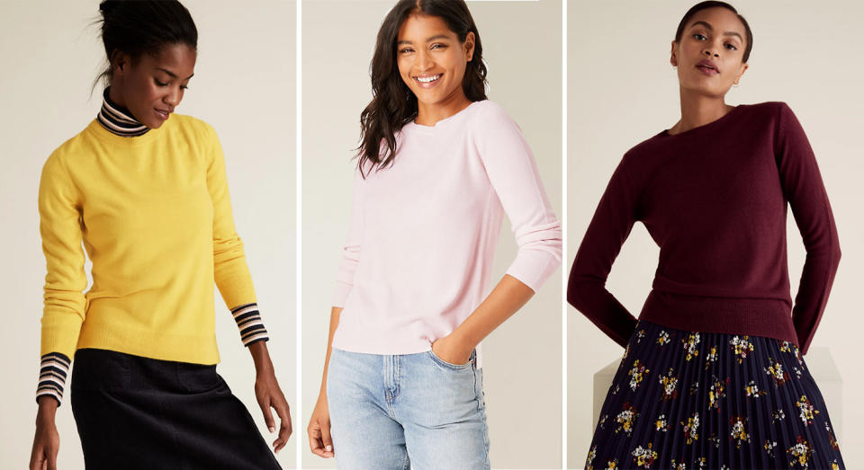 Marks and Spencer's Supersoft Crew Neck Jumper garners glowing reviews from shoppers.  (M&S)