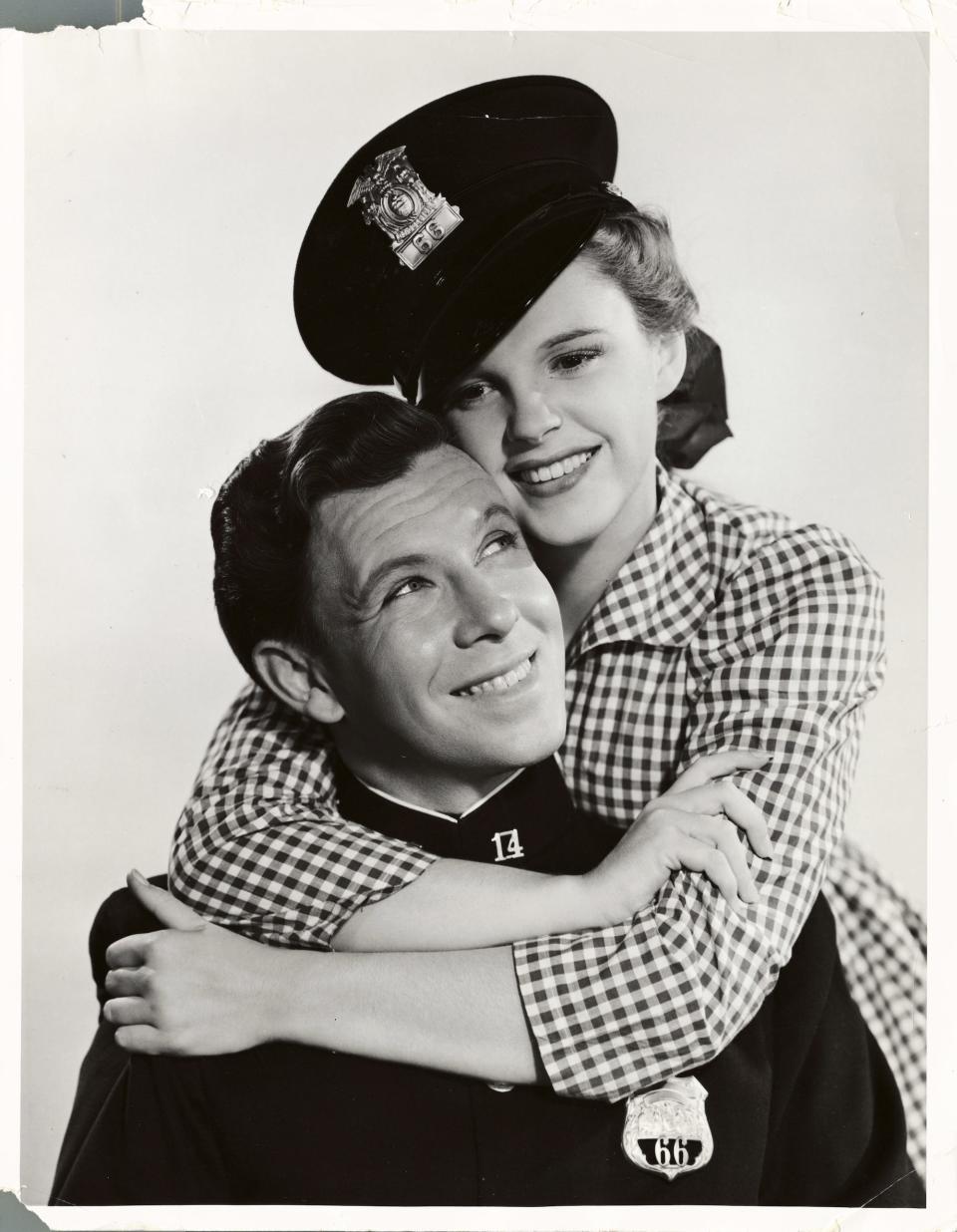 Actors Judy Garland and George Murphy as they appear in Garland's starring picture for Metro-Goldwyn-Mayer, “Little Nellie Kelly."