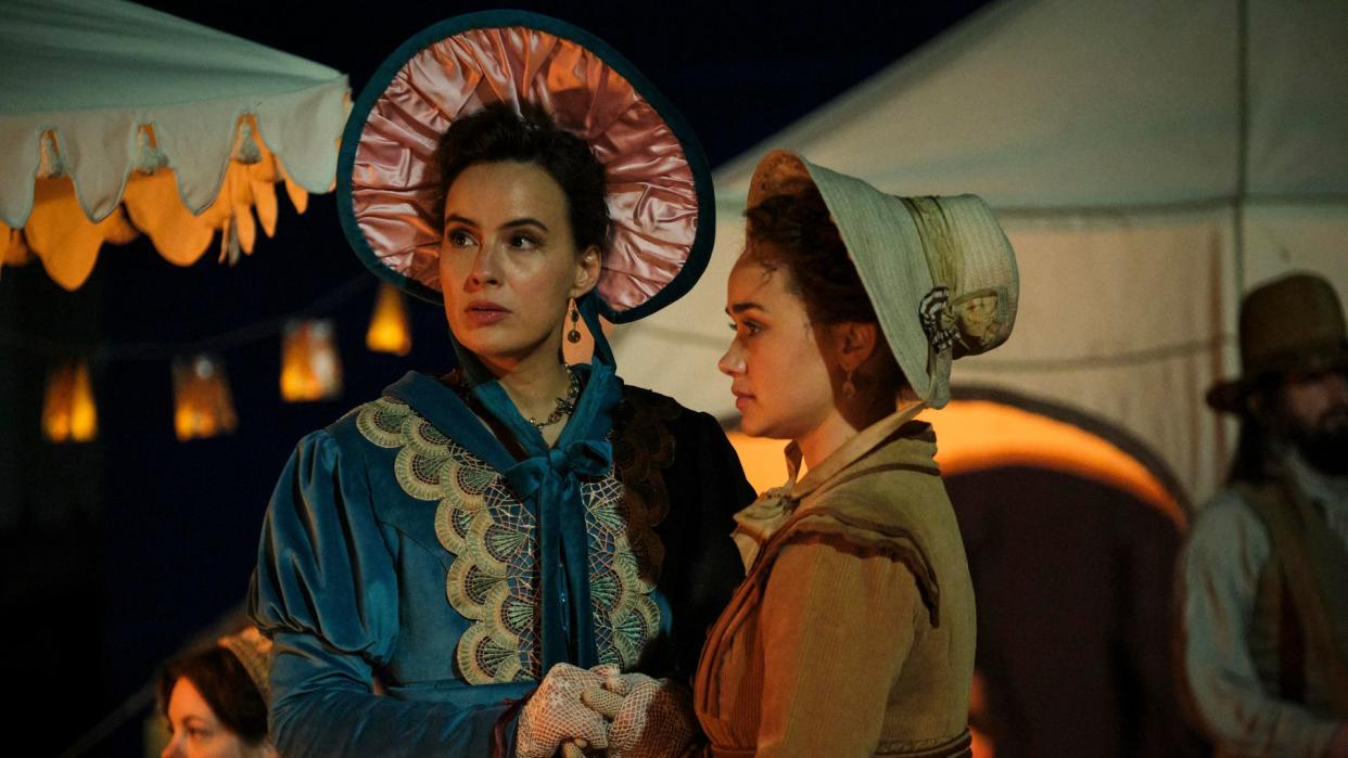 Sophie Winkleman and Rose Williams in Sanditon season three