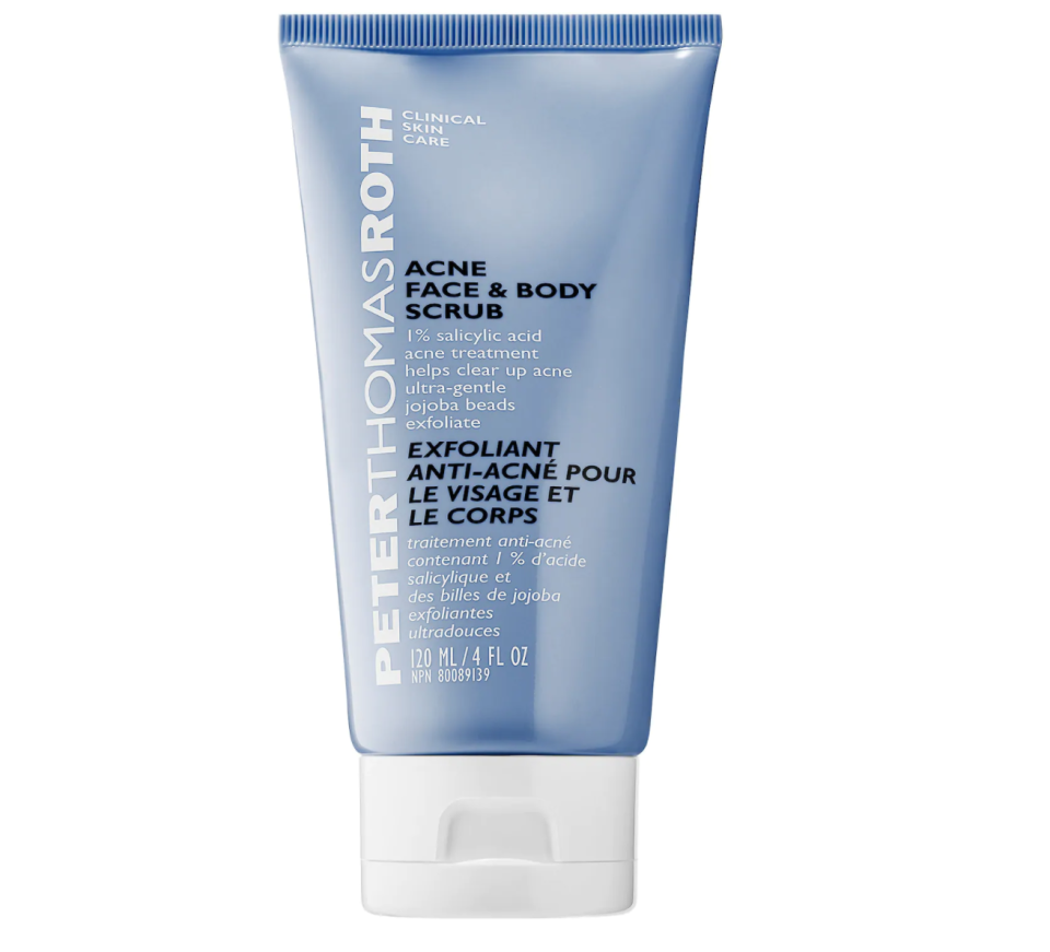 Peter Thomas Roth Acne Face & Body Scrub. Image via Sephora.