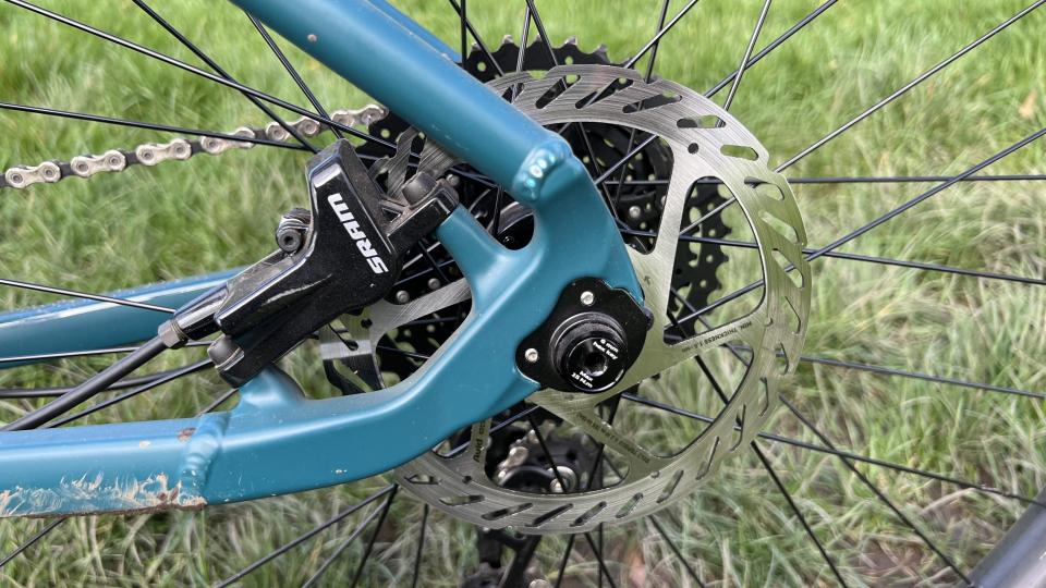 Rear disc brake on hardtail