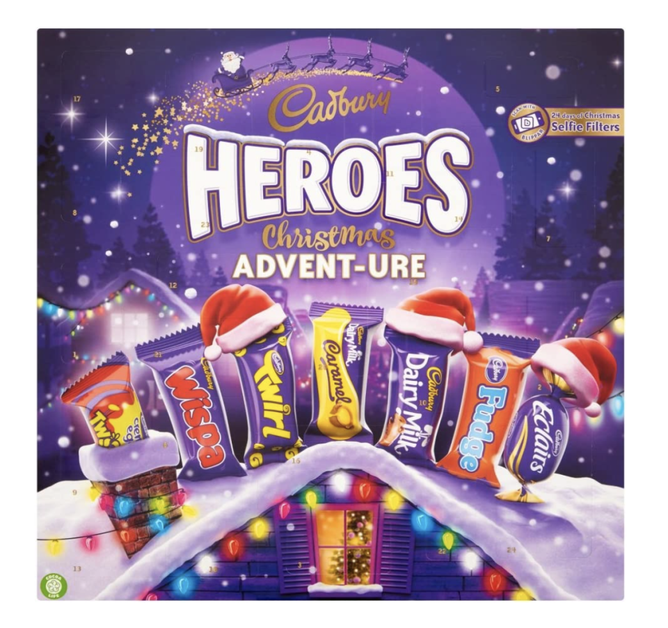 Cadbury Heroes Christmas Advent-ure Chocolate (Photo via Amazon)