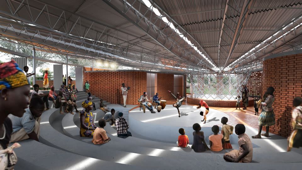 Bidi Bidi will offer music and dance programs to its residents, offering both a gathering space for community-building and cultural exchange. - Hassell