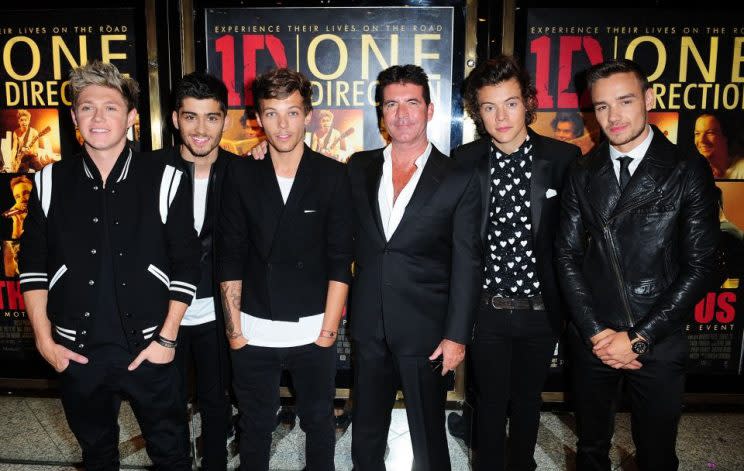 Simon Cowell put One Direction together during X Factor 2010.