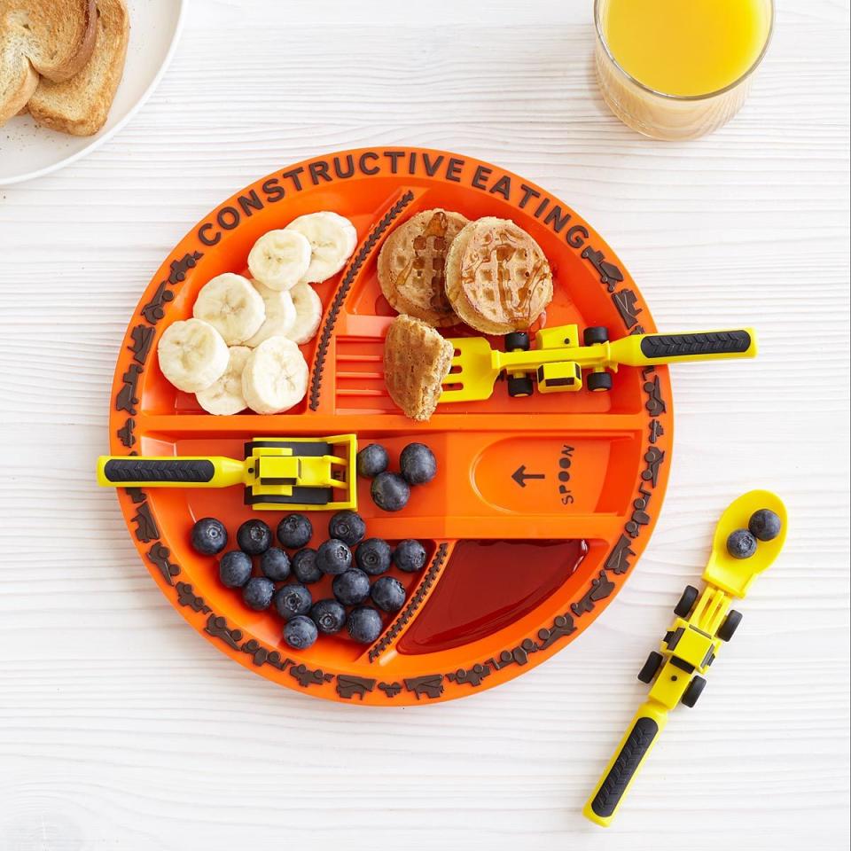 Construction Plate & Utensils