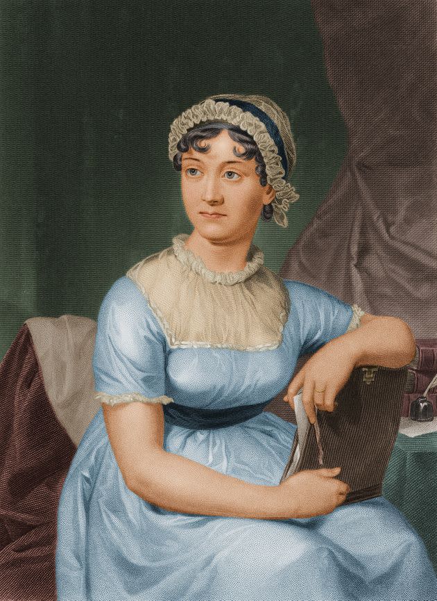 Portrait of Jane Austen, circa 1790.