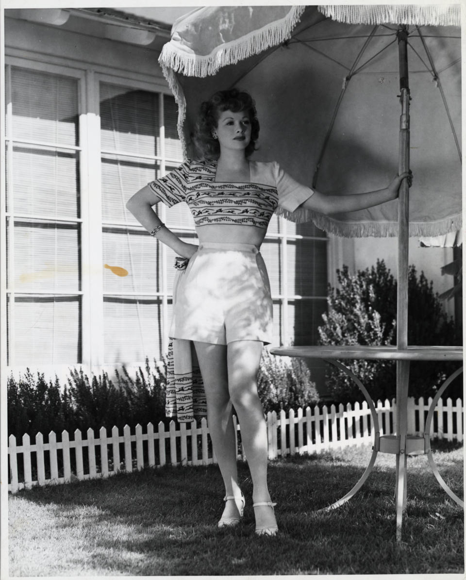 An undated photo of the "I Love Lucy" star at her home in the San Fernando Valley.&nbsp;&nbsp;