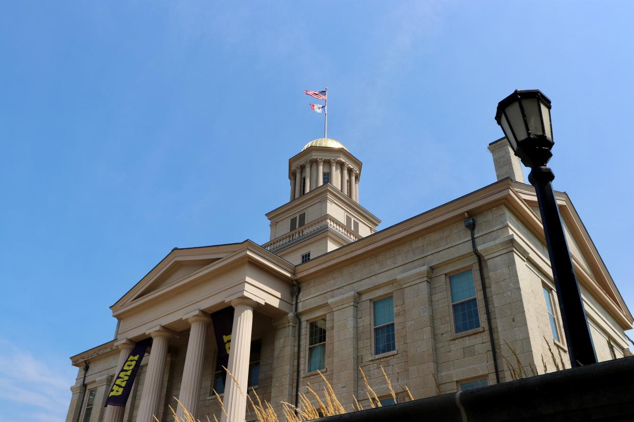 The Old Capitol Building is seen on the first day of the Fall 2023 semester on Monday, Aug. 21, 2023.