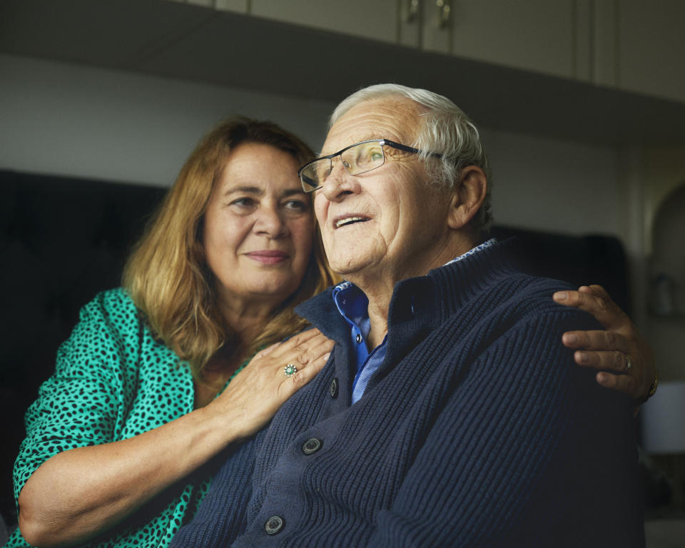 Programme Name: Dementia and Us - TX: n/a - Episode: Dementia and Us (No. n/a) - Picture Shows: Christine and Gilly  - (C) RDF Television - Photographer: Suzie Howell