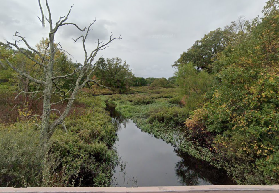 View of the Town River from Scotland St., West Bridgewater