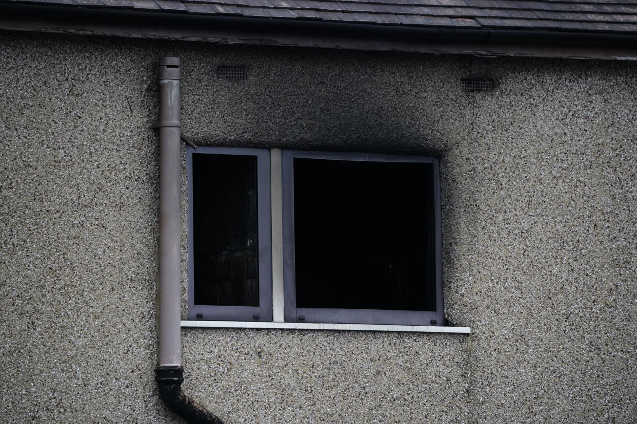 The fire tragically claimed four lives and left a fifth person in hospital. (PA)