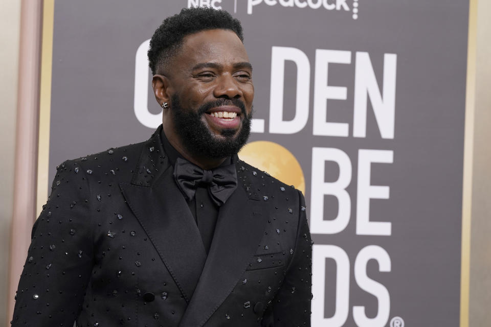 Colman Domingo arrives at the 80th annual Golden Globe Awards at the Beverly Hilton Hotel on Tuesday, Jan. 10, 2023, in Beverly Hills, Calif. (Photo by Jordan Strauss/Invision/AP)