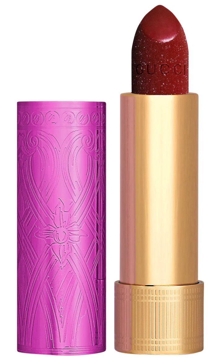 Gucci Rouge à Lèvres Lunaison Glitter Lipstick in Madge Red