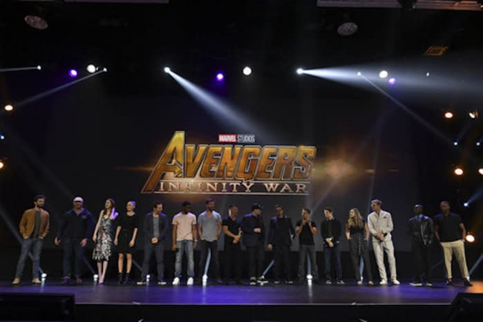 Avengers Infinity War cast d23 expo